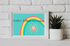 Sunshine Lollipops & Rainbows Wall Art Print | Buy Online from The Home Crafters