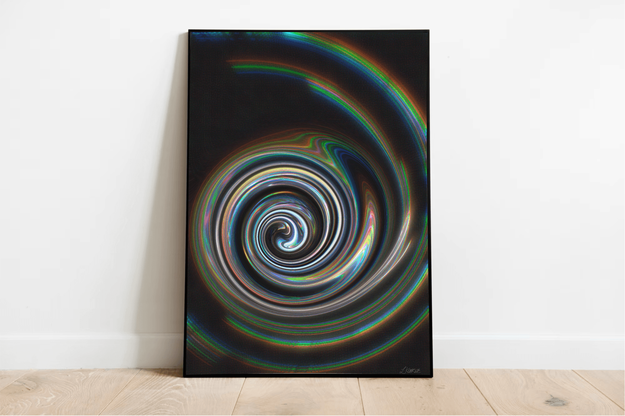 Kaleidoscope Swirl Art Print | Vibrant Abstract Wall Decor | Buy Online from The Home Crafters