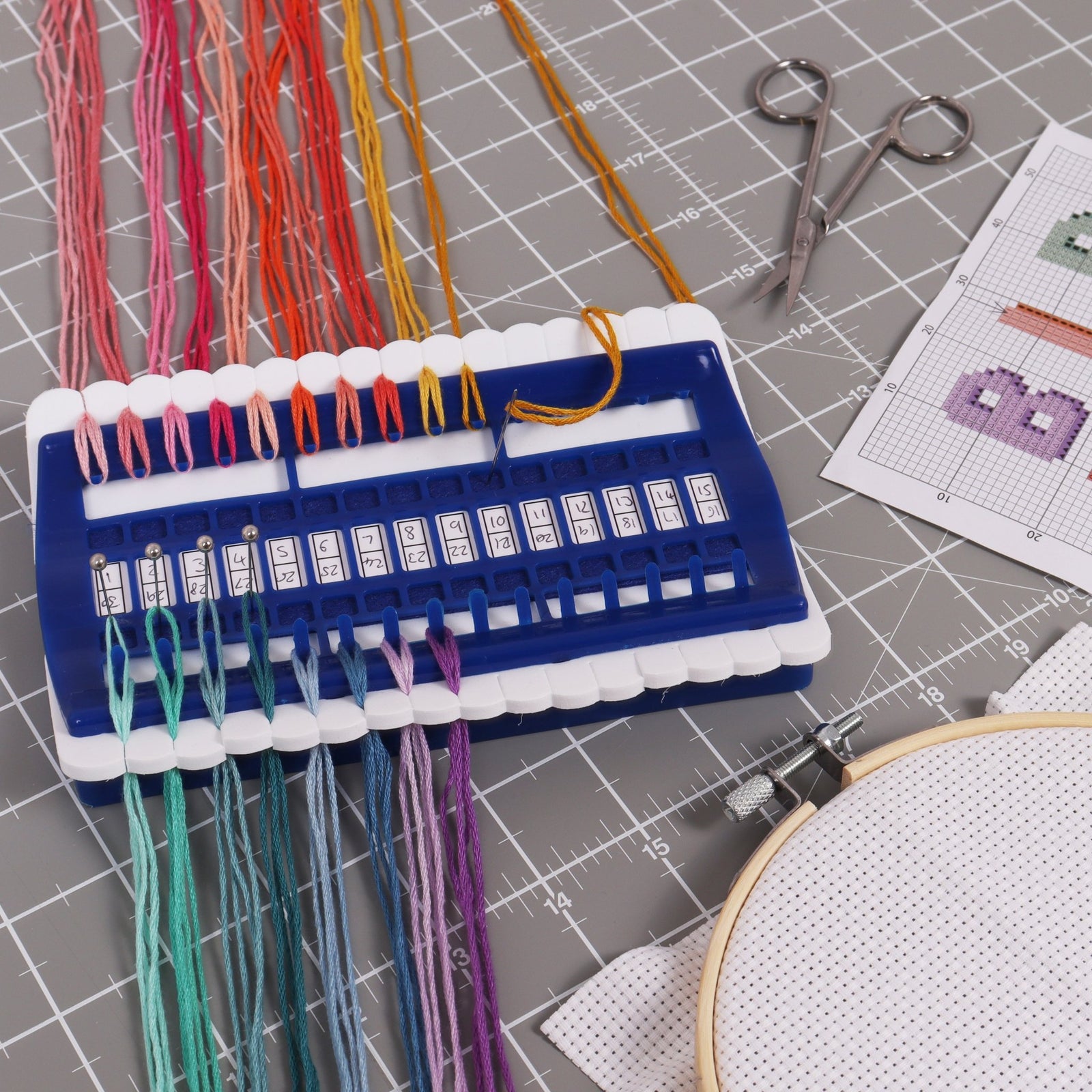 Trimits Embroidery Thread Organiser: 30 Slot | Buy Online from The Home Crafters