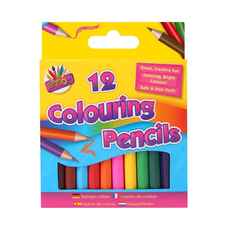 Artbox Half Sized Colouring Pencils: 12pk