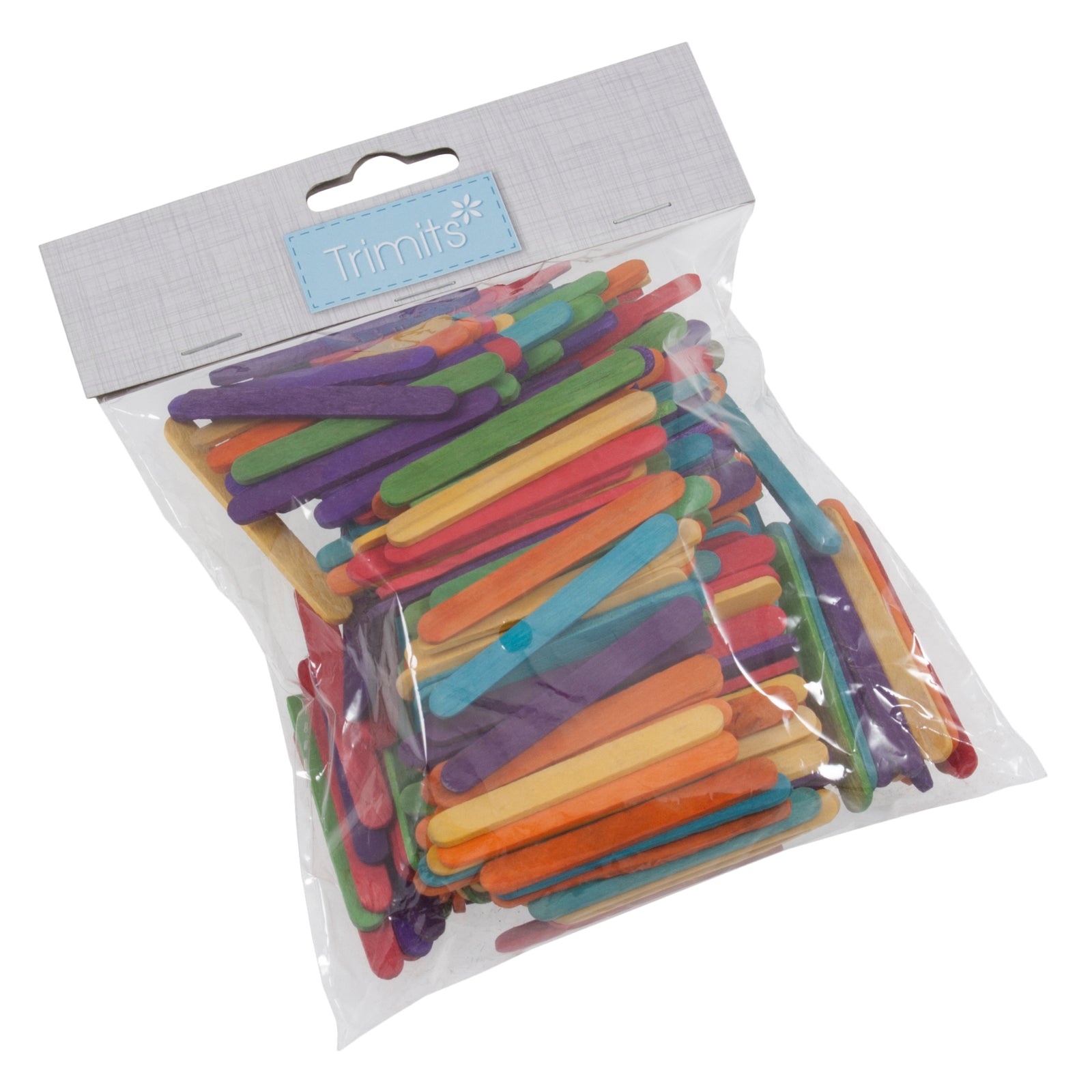 Trimits Coloured Lollipop Craft Sticks | Buy Online from The Home Crafters