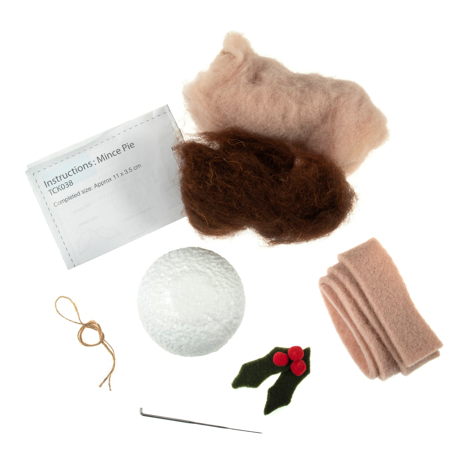 Trimits Mini Needle Felting Kit: Mince Pie