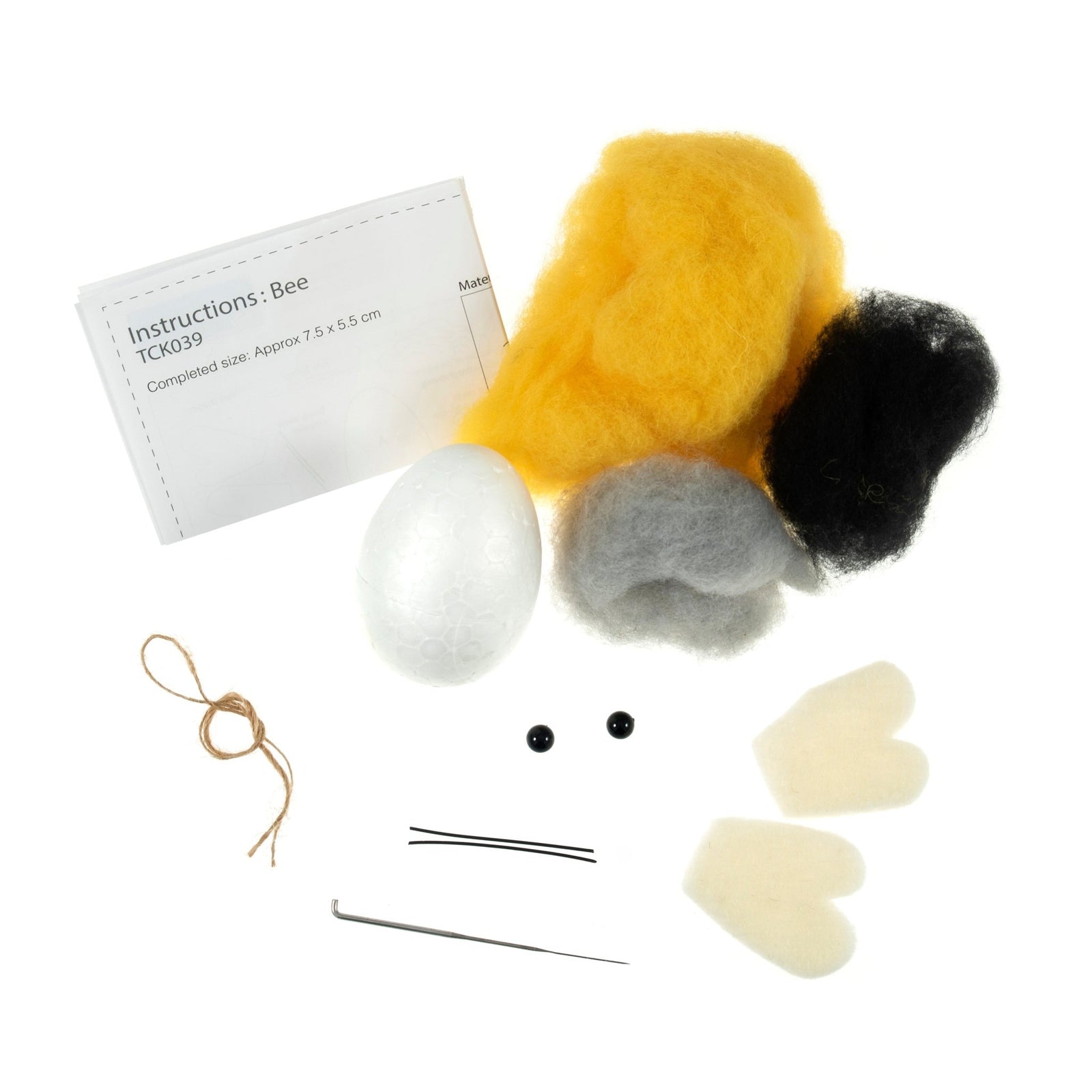 Trimits Mini Needle Felting Kit: Bumble Bee | Buy Online from The Home Crafters