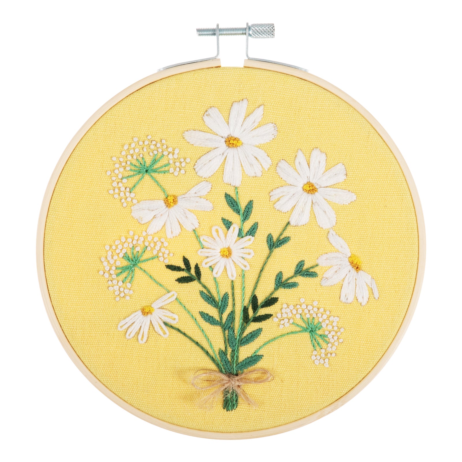 Trimits Embroidery Kit with Hoop: Daisies