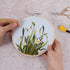 Trimits Embroidery Kit with Hoop: Snowdrops