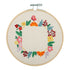 Trimits Embroidery Kit with Hoop: Floral Photo Frame