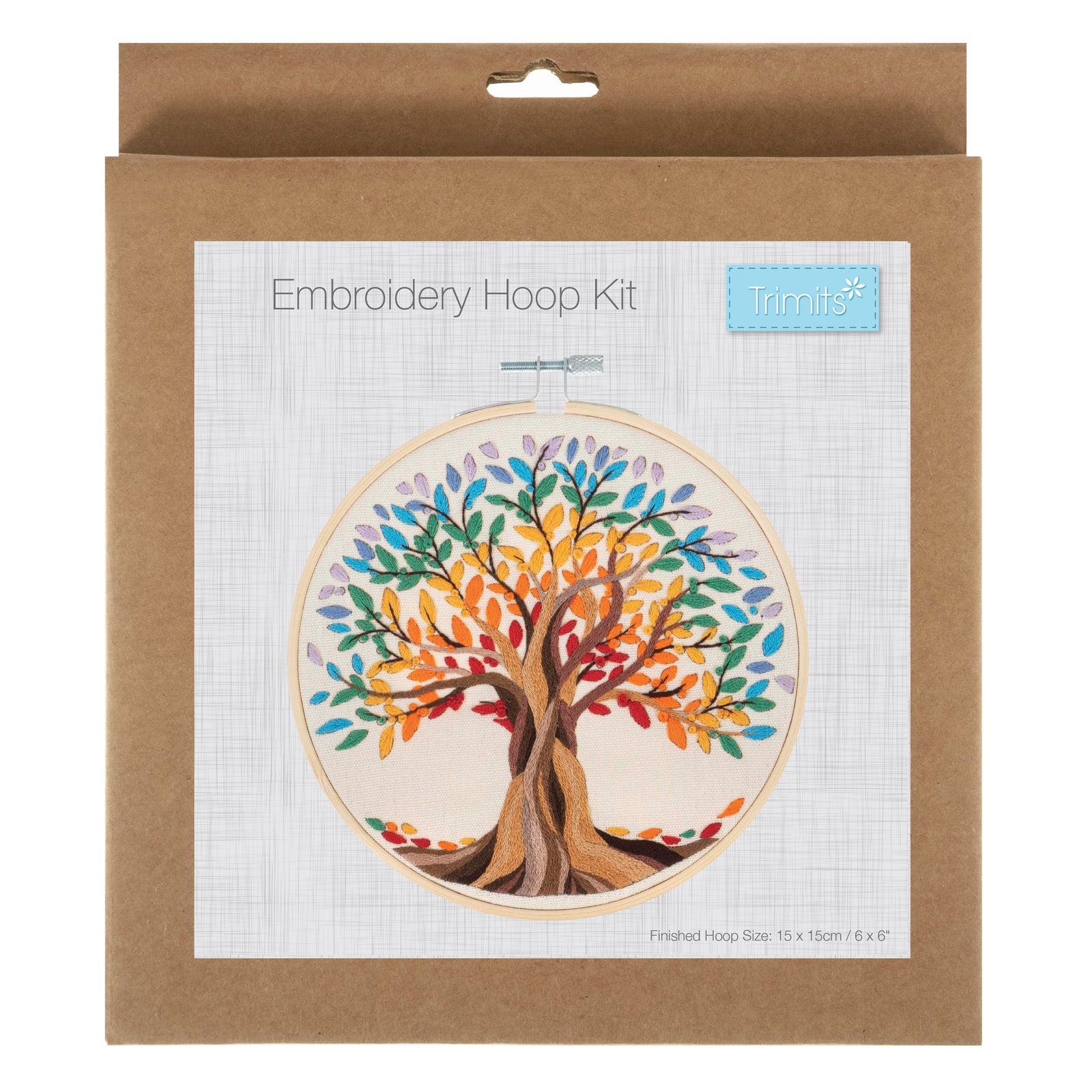 Trimits Embroidery Kit with Hoop: Tree of Life