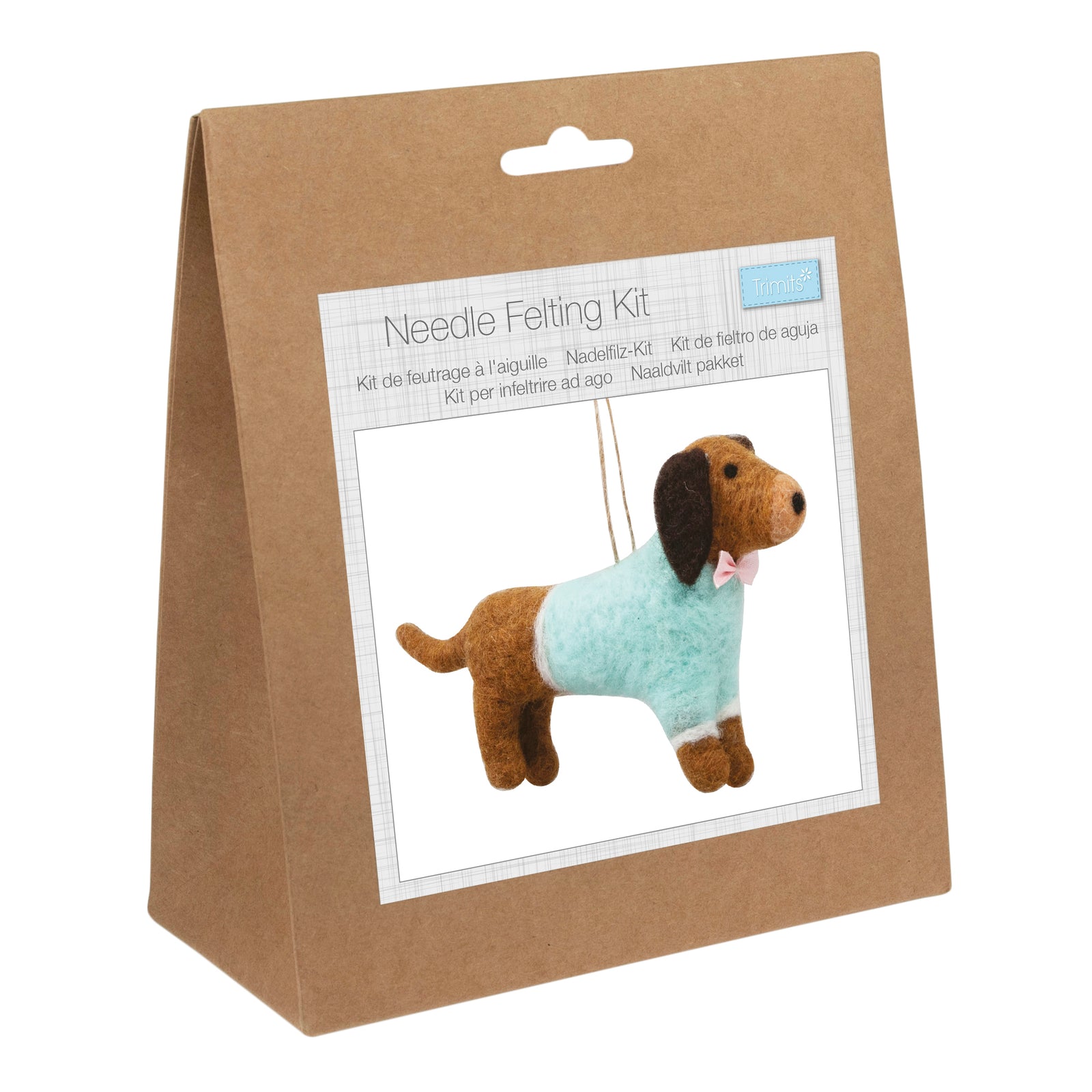 Trimits Mini Needle Felting Kit: Dachshund