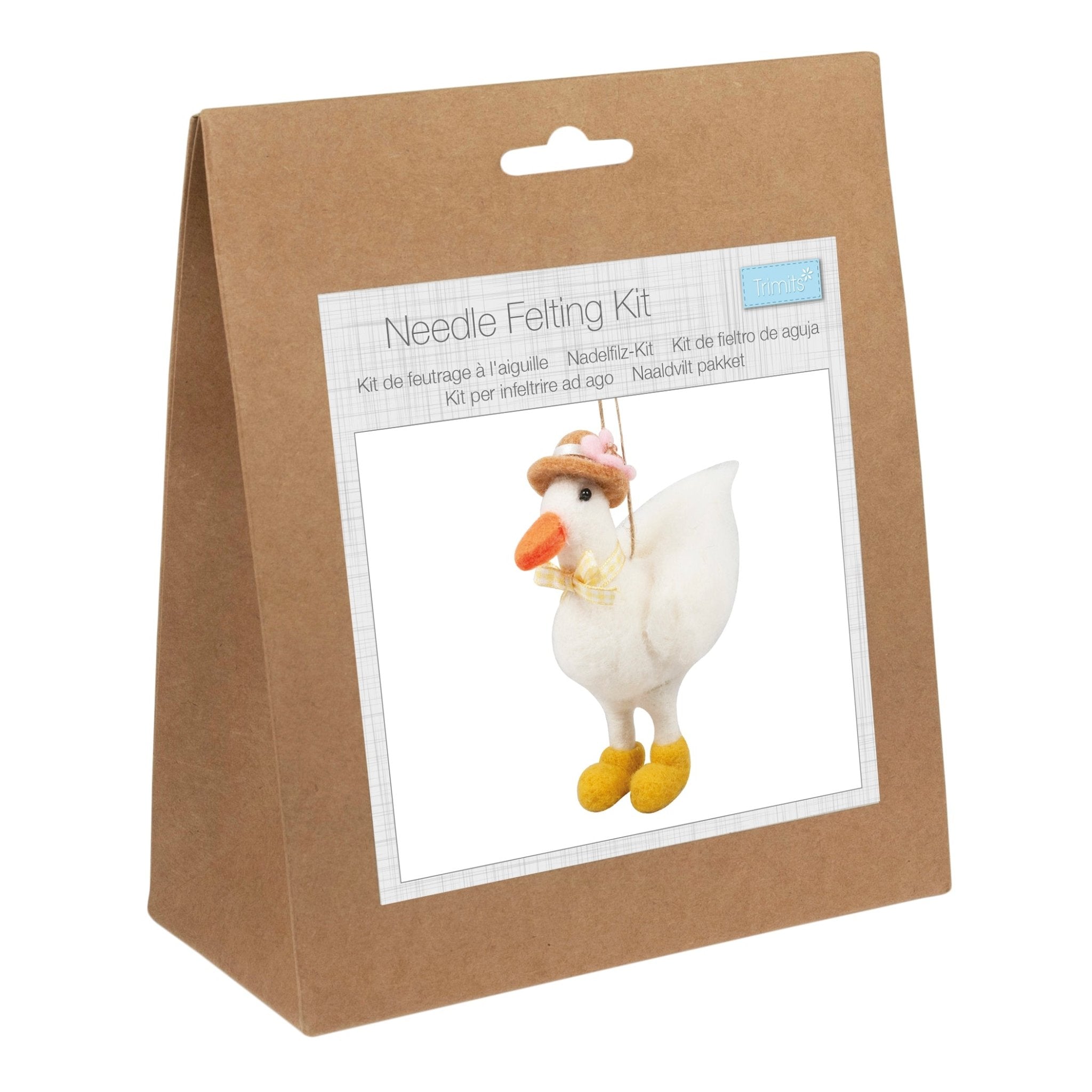 Trimits Mini Needle Felting Kit: Duck | Buy Online from The Home Crafters