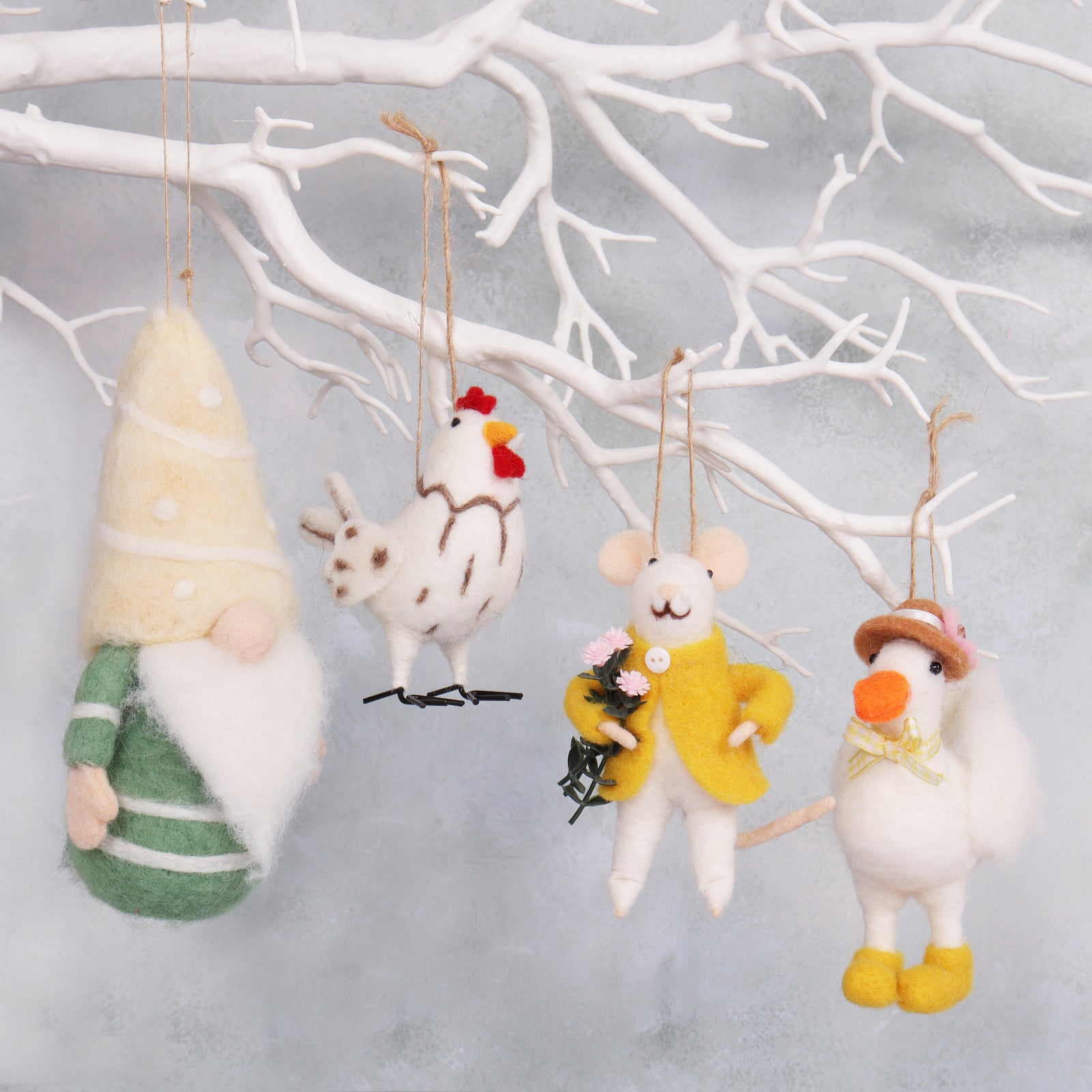 Trimits Mini Needle Felting Kit: Flower Mouse