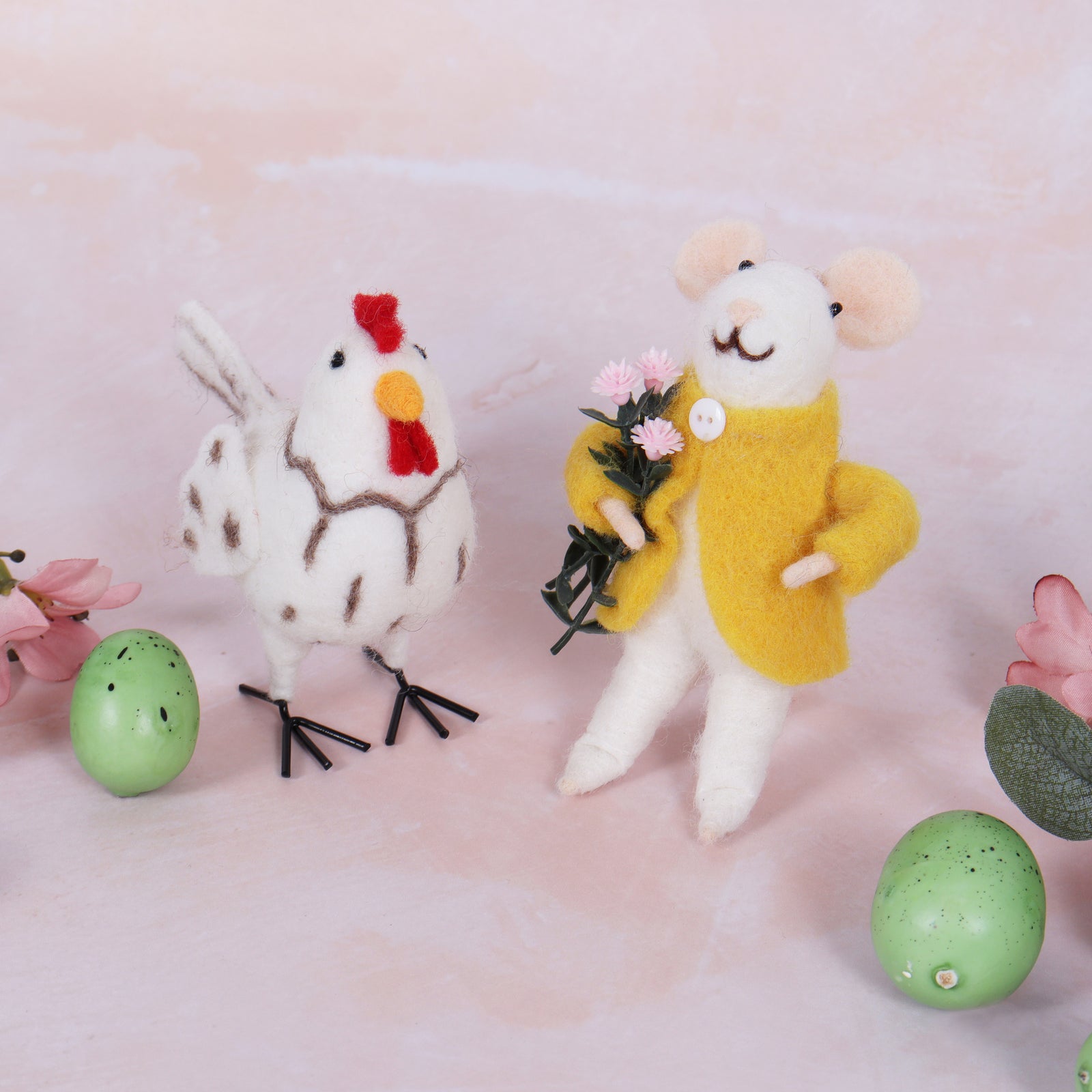 Trimits Mini Needle Felting Kit: Flower Mouse