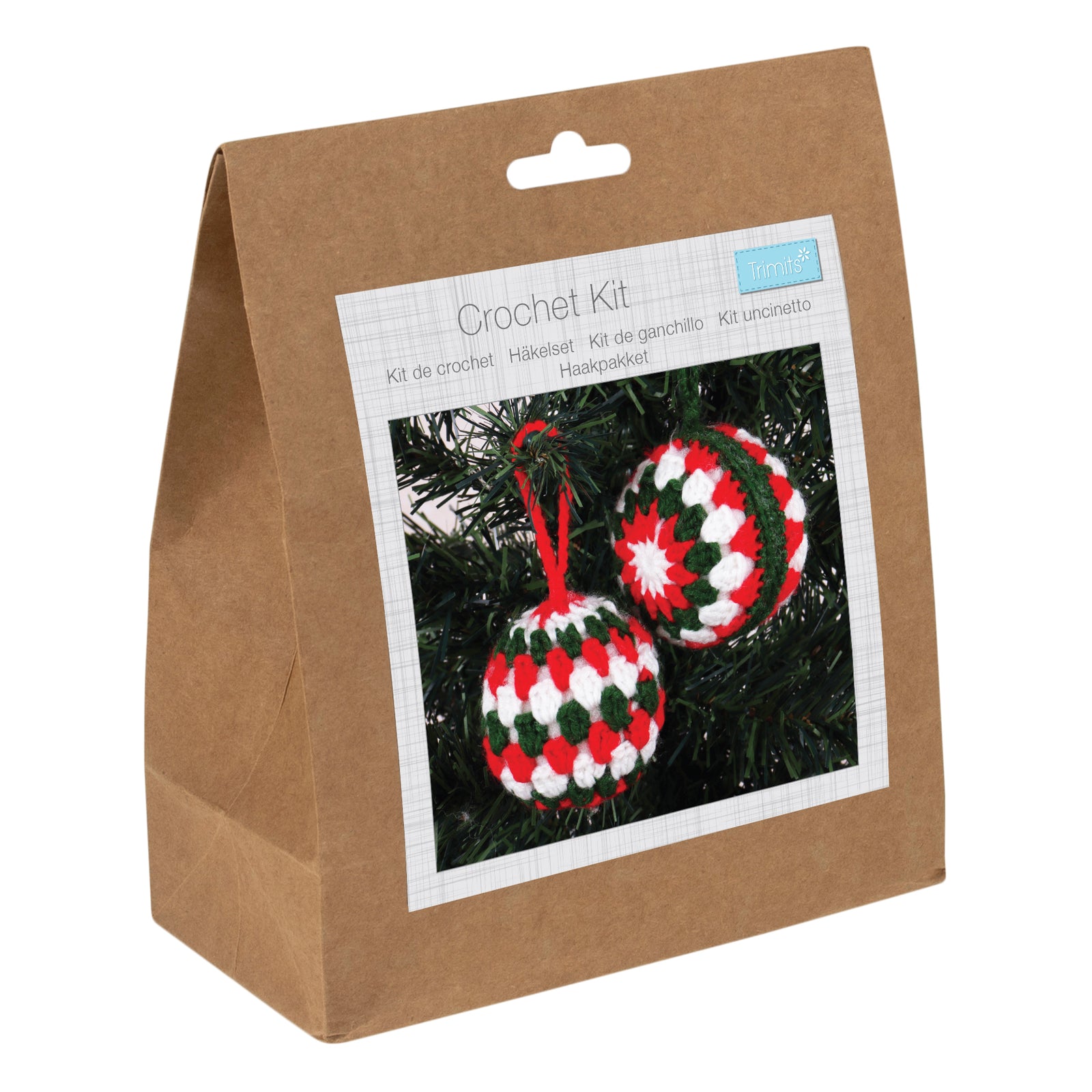 Trimits Crochet Kit: Make Your Own Festive Baubles | Buy Online from The Home Crafters