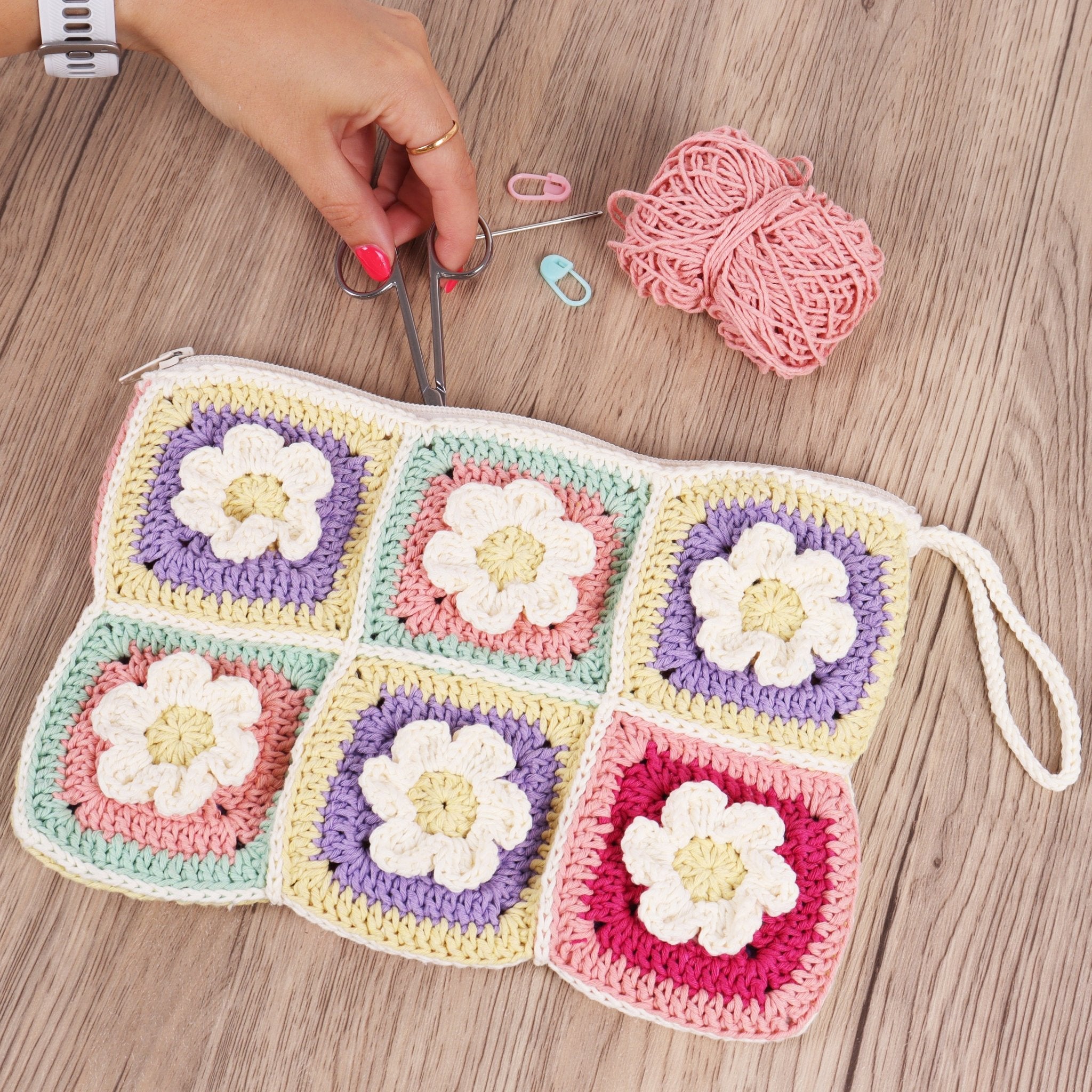 Trimits Crochet Kit: Bag with Zip | Buy Online from The Home Crafters