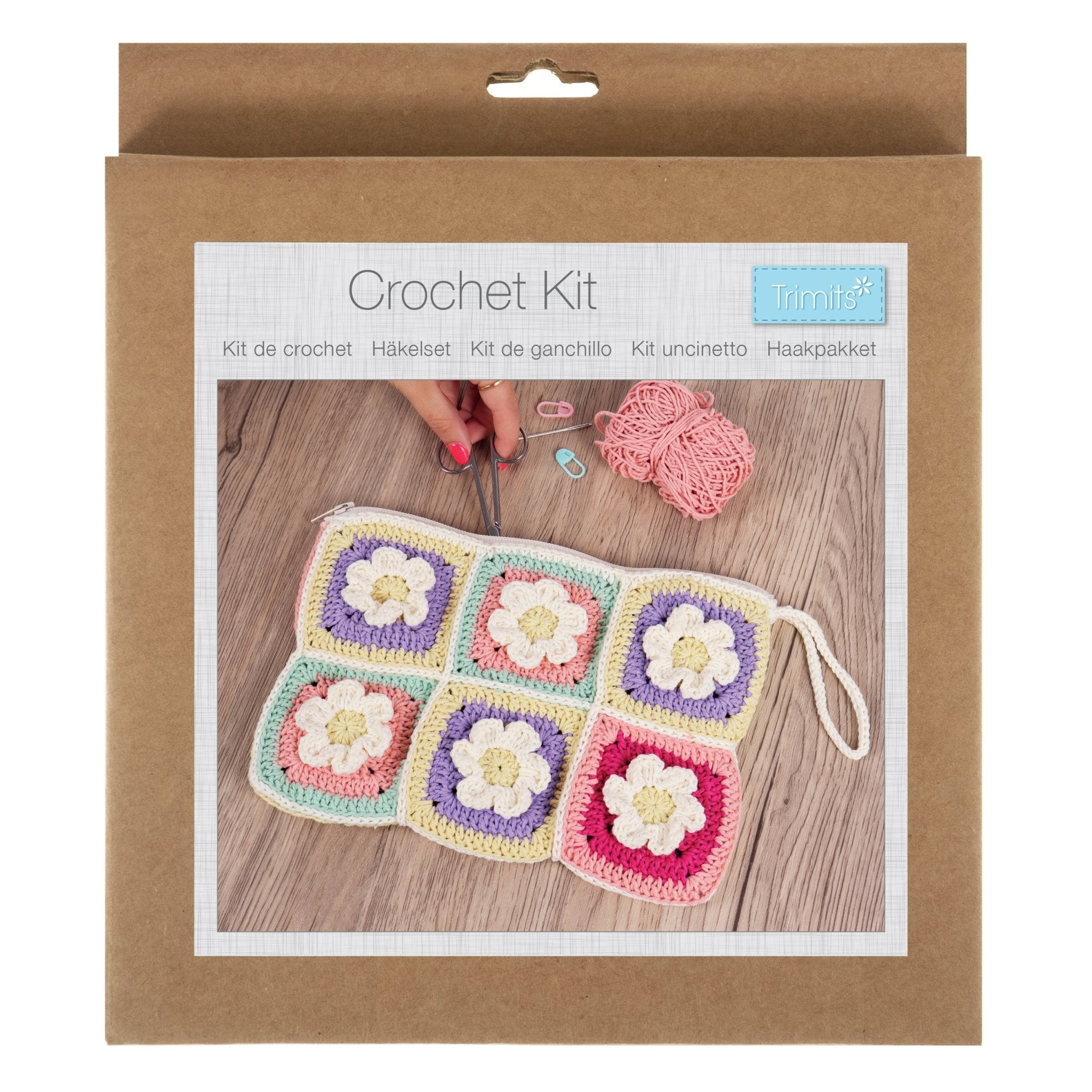 Trimits Crochet Kit: Bag with Zip | Buy Online from The Home Crafters