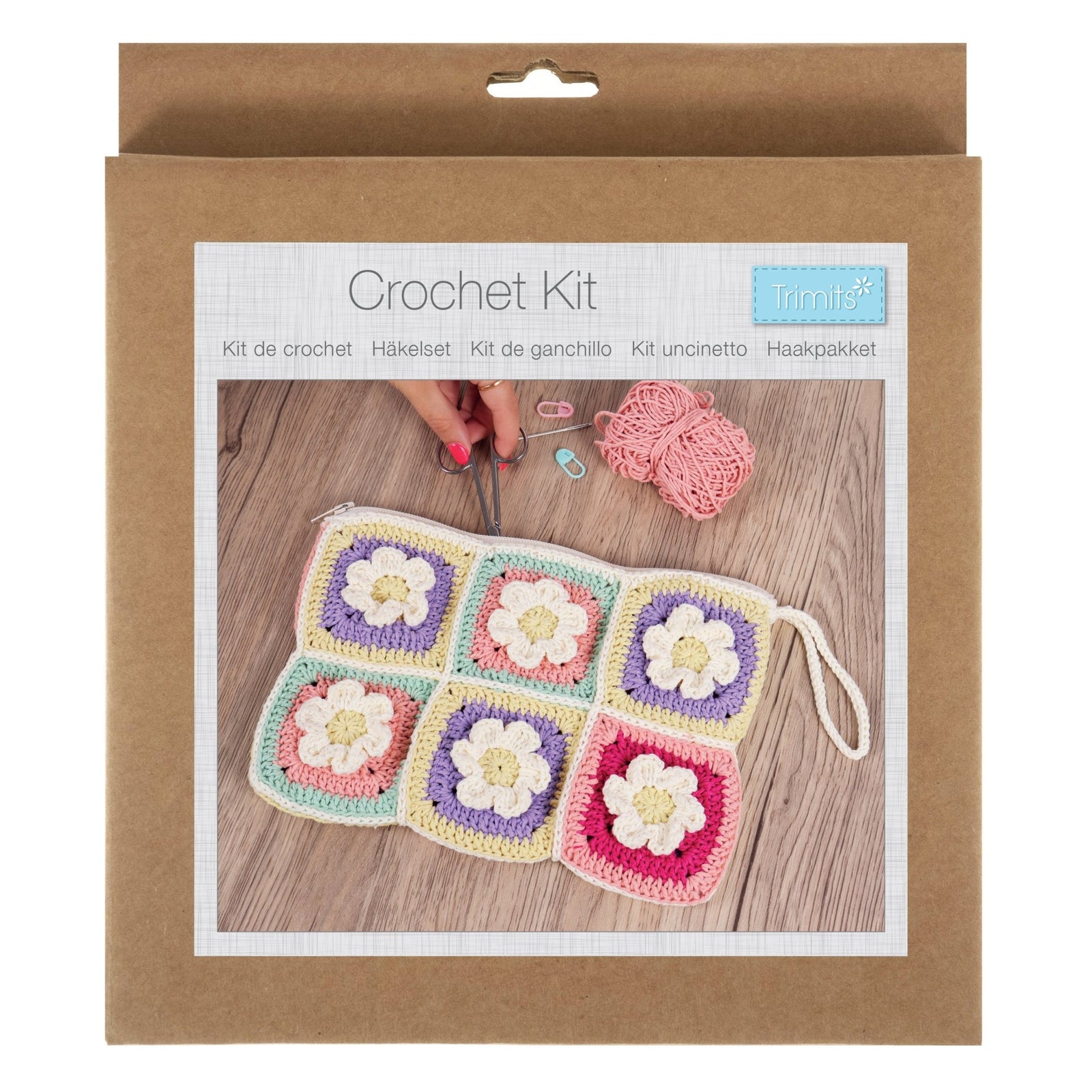 Trimits Crochet Kit: Bag with Zip | Buy Online from The Home Crafters