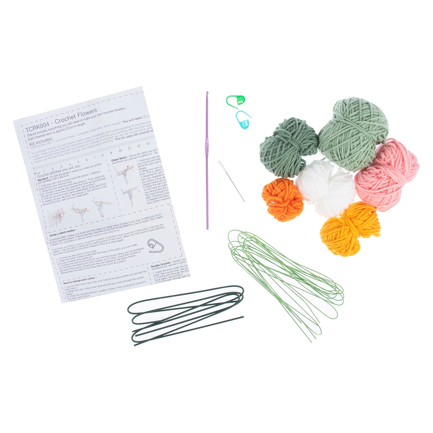 Trimits Crochet Kit: Floral Blooms | Buy Online from The Home Crafters