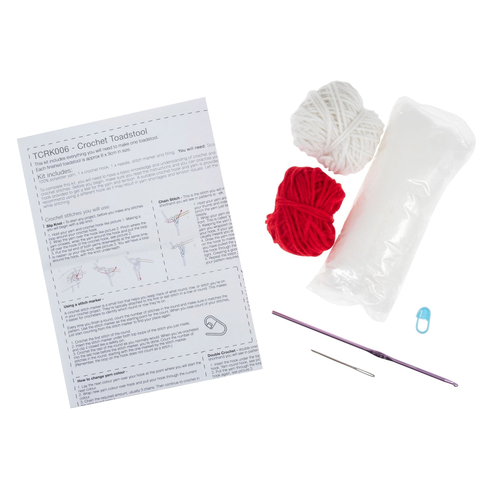Trimits Crochet Kit: Toadstool | Buy Online from The Home Crafters