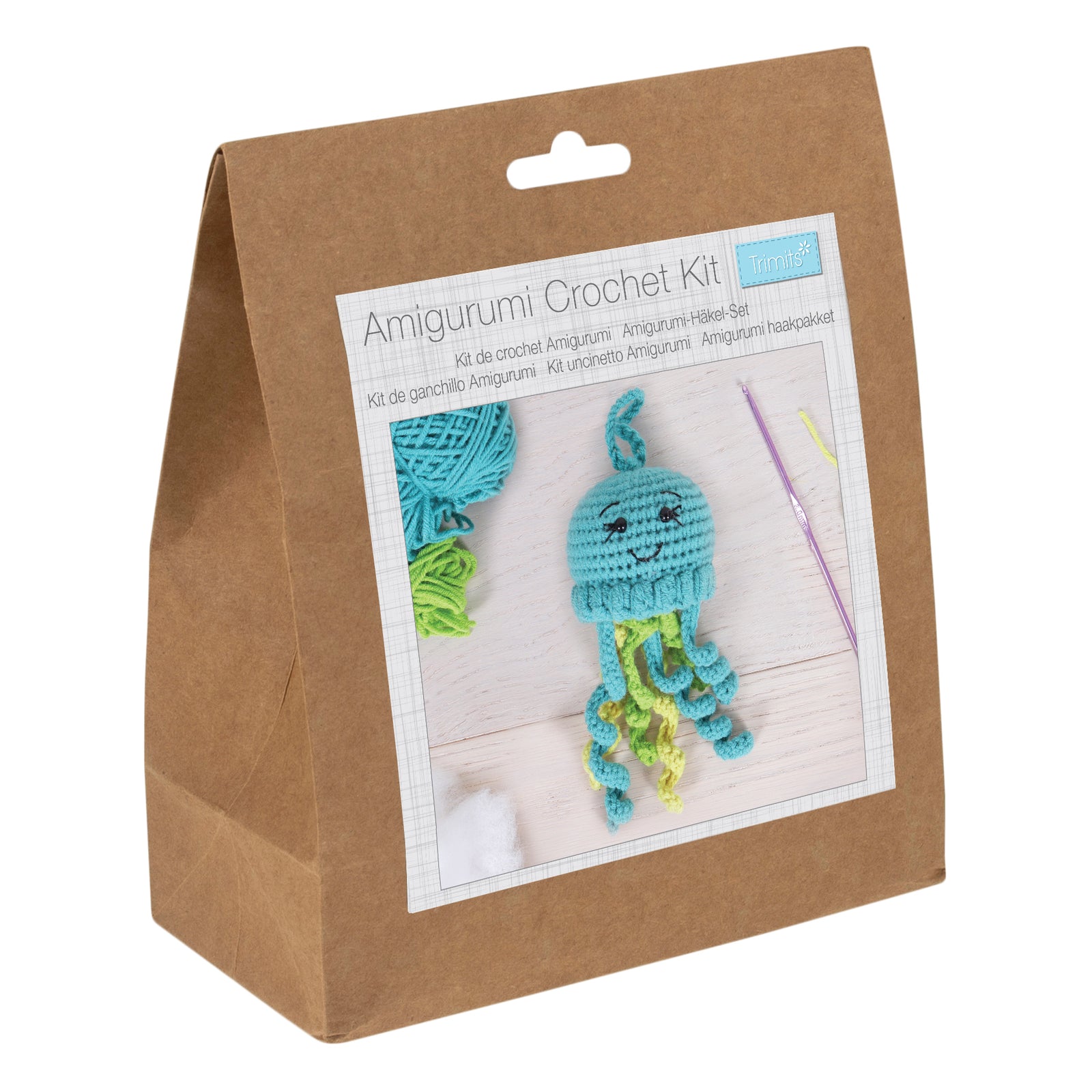Trimits Crochet Kit: Amigurumi Jellyfish | Buy Online from The Home Crafters