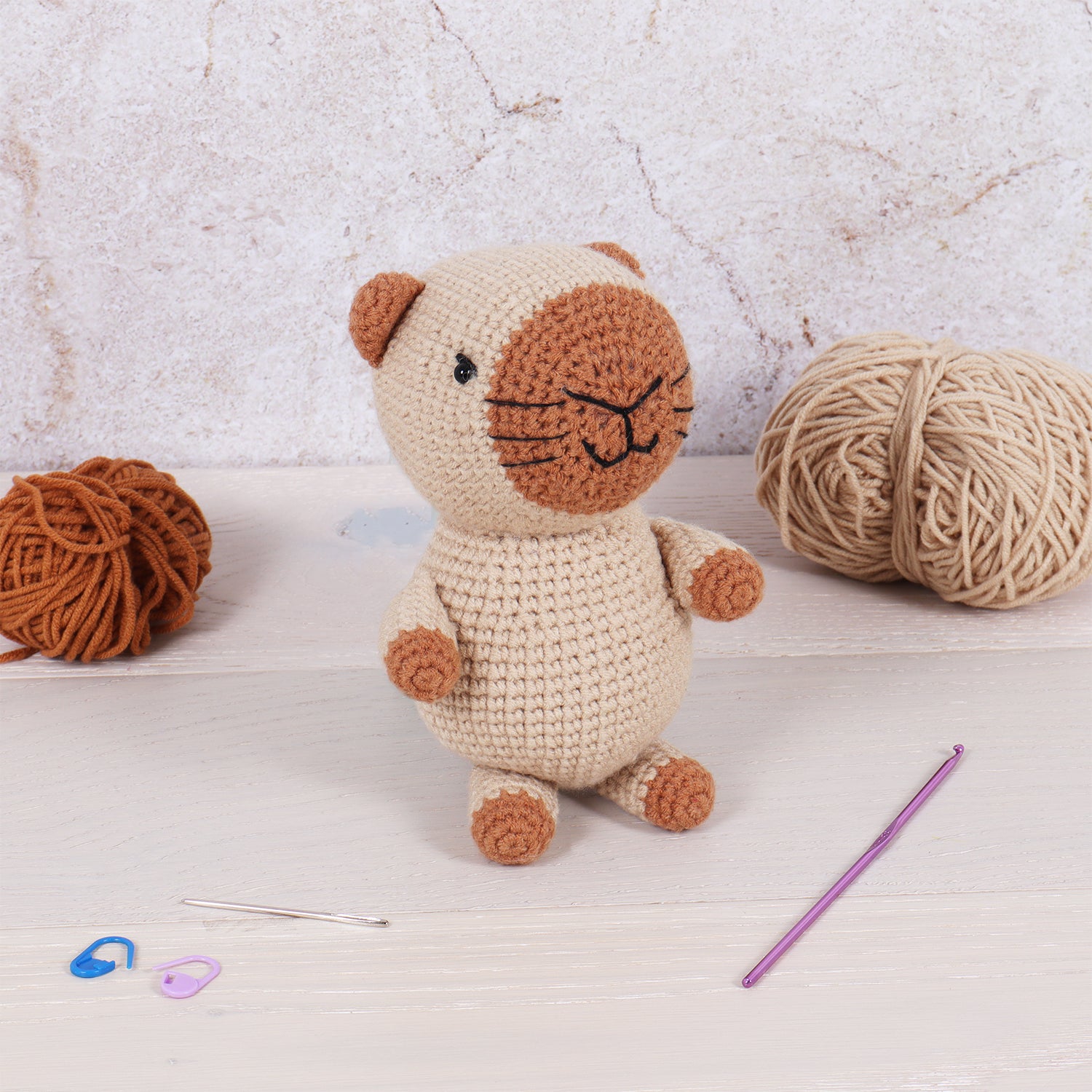 Trimits Crochet Kit: Amigurumi Capybara | Buy Online from The Home Crafters