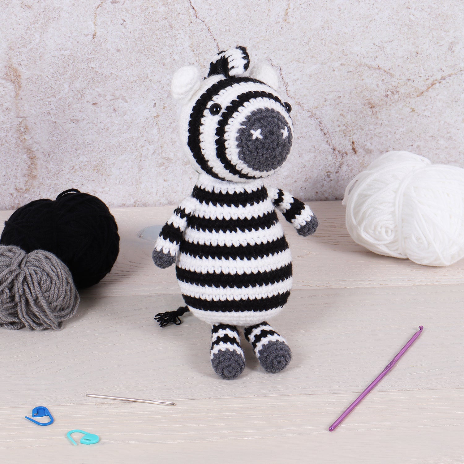 Trimits Crochet Kit: Amigurumi Zebra | Buy Online from The Home Crafters