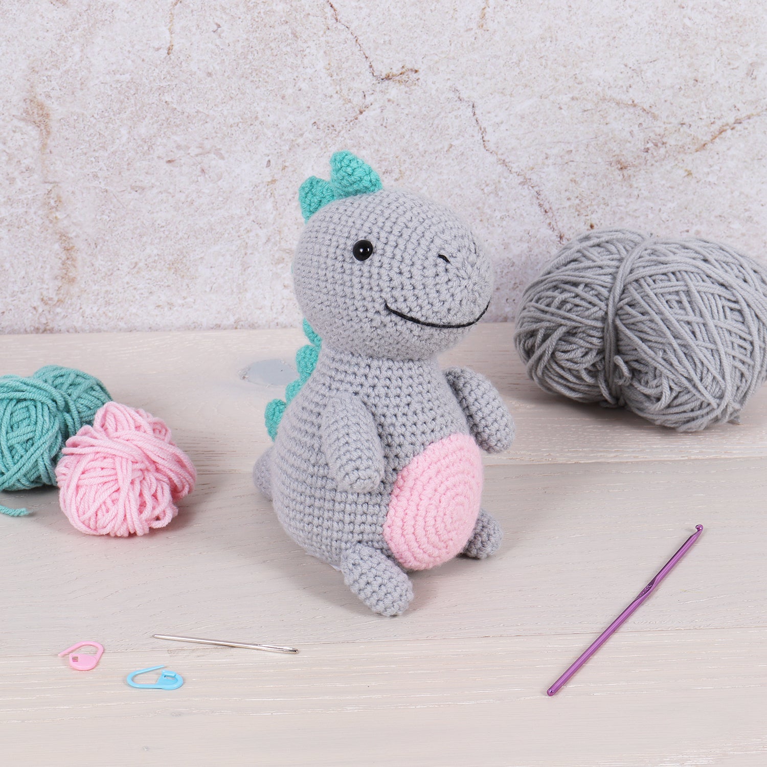 Trimits Crochet Kit: Amigurumi Dinosaur | Buy Online from The Home Crafters