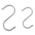 Macrame S Hooks: Silver - 5pc
