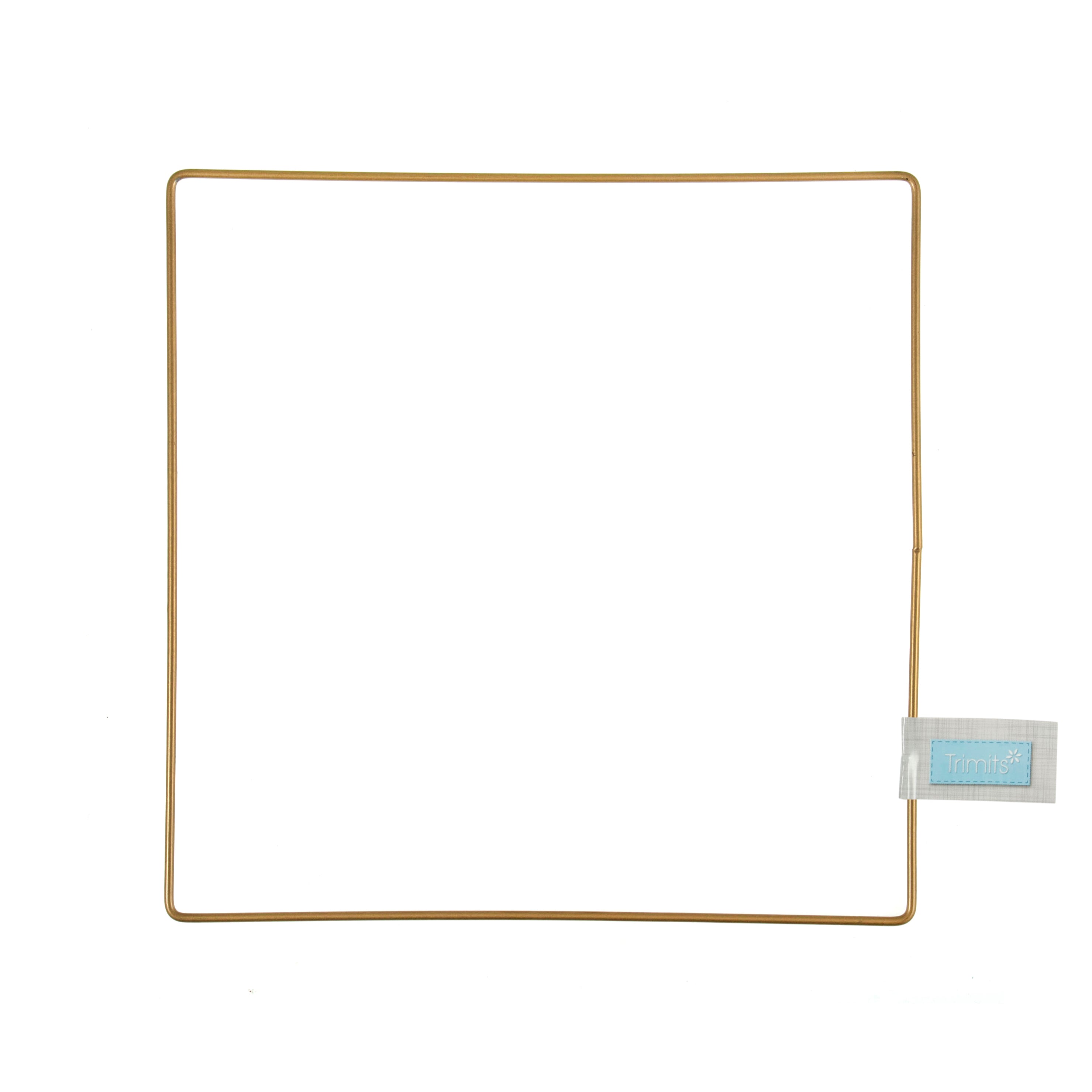 Craft Hoops: Square Frame: 20cm: Gold