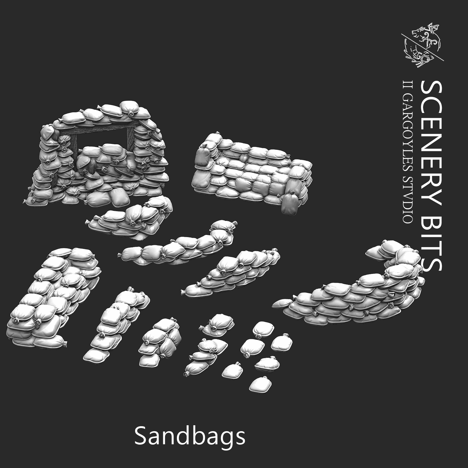 Tabletop Terrain Sandbags | Buy Online from The Home Crafters