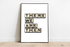 Clever Scrabble Art Print – TWAT Wordplay Poster | Buy Online from The Home Crafters