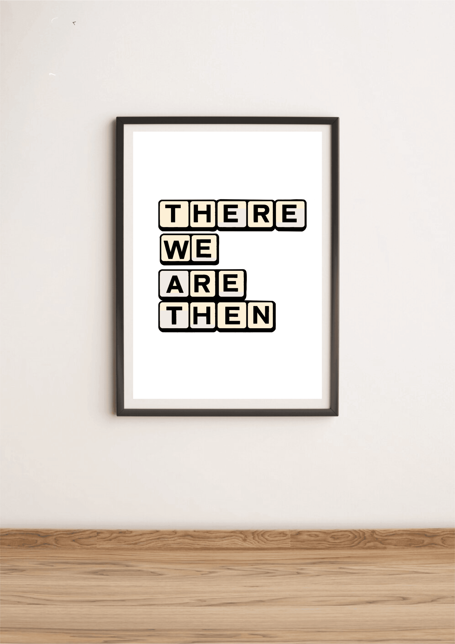 Clever Scrabble Art Print – TWAT Wordplay Poster | Buy Online from The Home Crafters