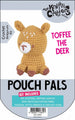 Knitty Critters Pouch Pals Crochet Kit - Toffee The Deer | Buy Online from The Home Crafters