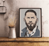 Tom Hardy Cartoon Art Print – A3 A4 A5 | Buy Online from The Home Crafters