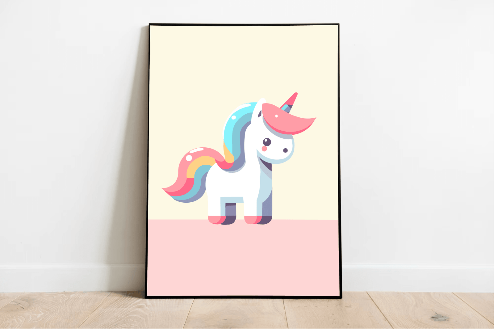 Minimalist Unicorn Art Print – Magical Wall Decor | Buy Online from The Home Crafters
