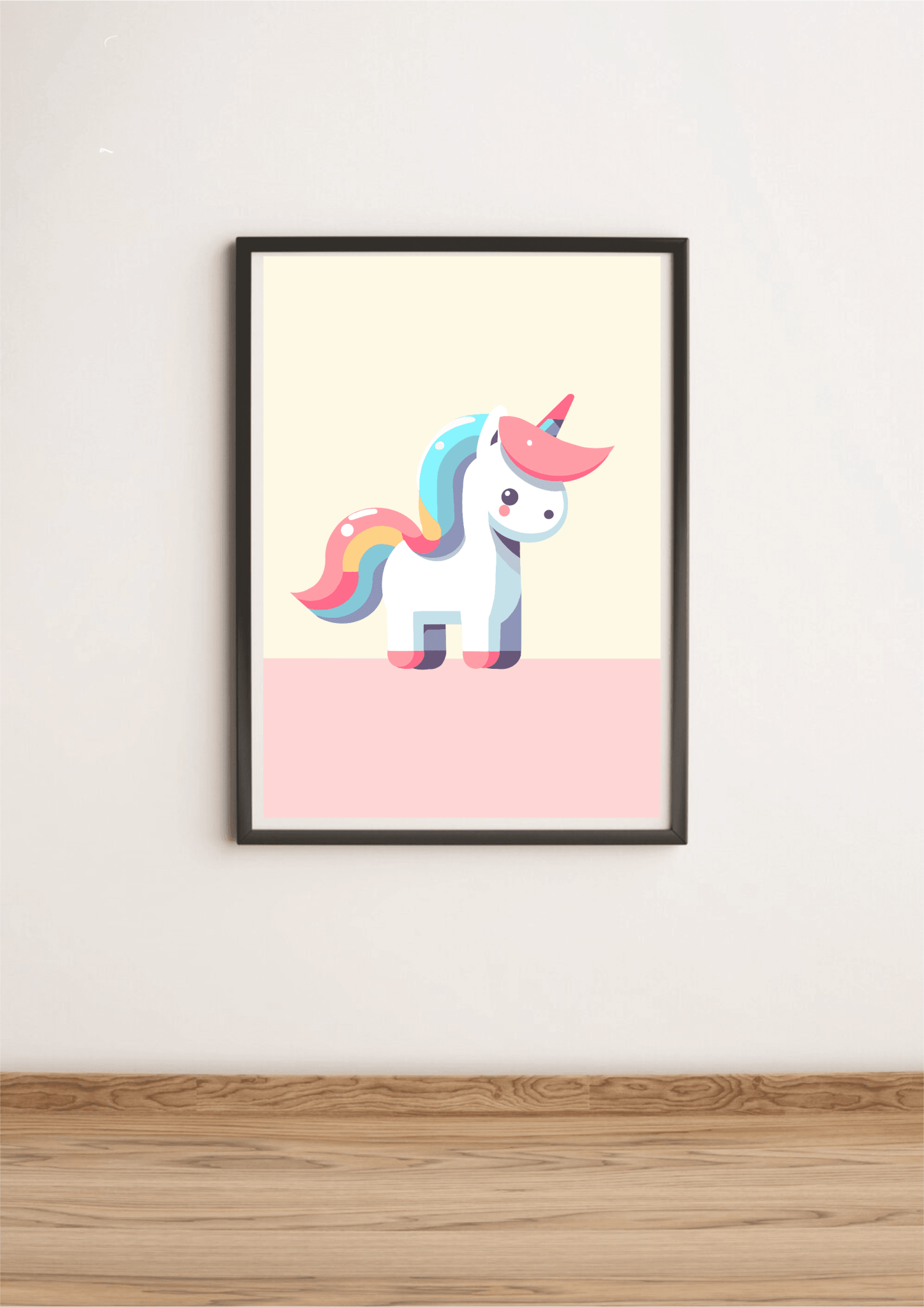 Minimalist Unicorn Art Print – Magical Wall Decor | Buy Online from The Home Crafters