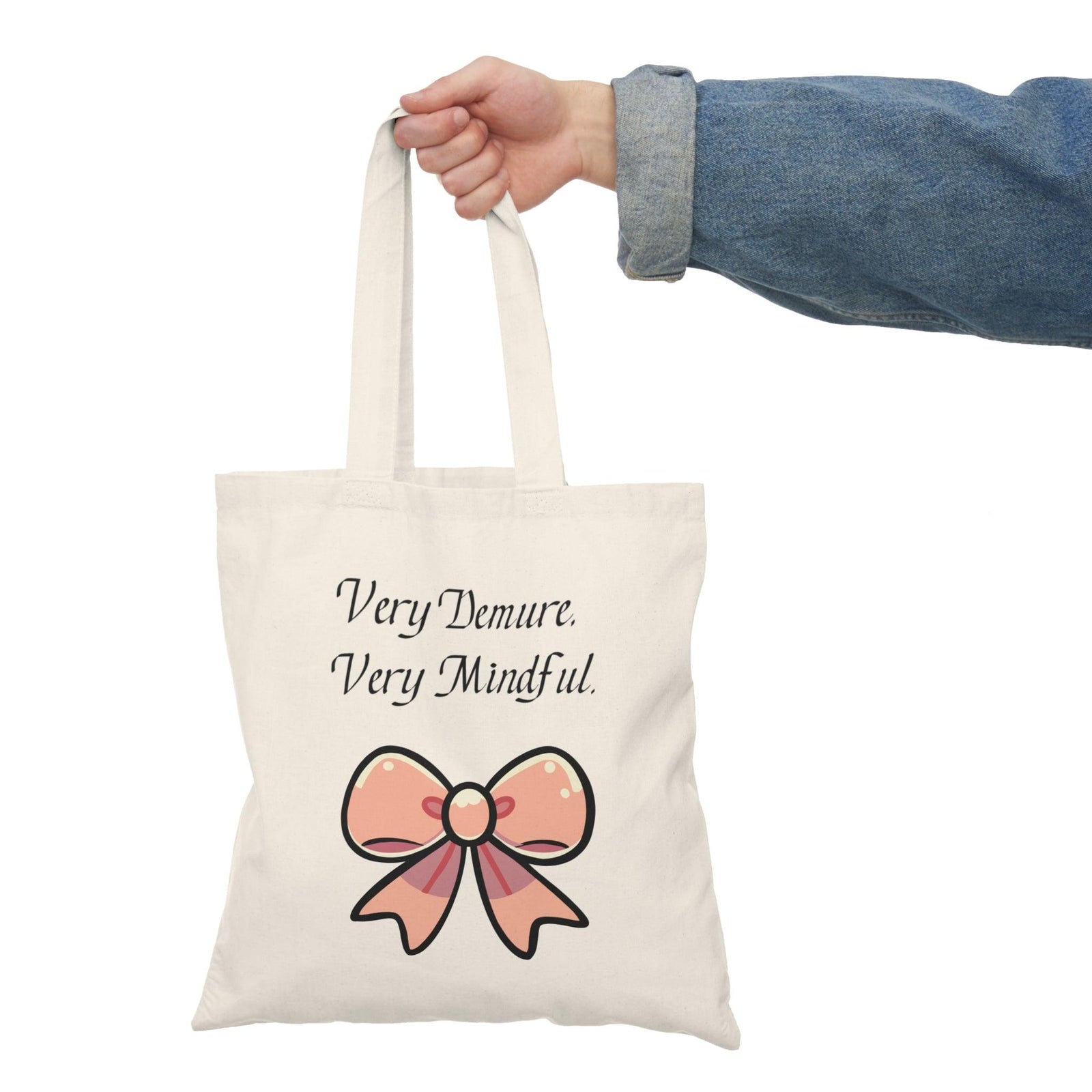 Very Demure, Very Mindful Tote Bag | Buy Online from The Home Crafters