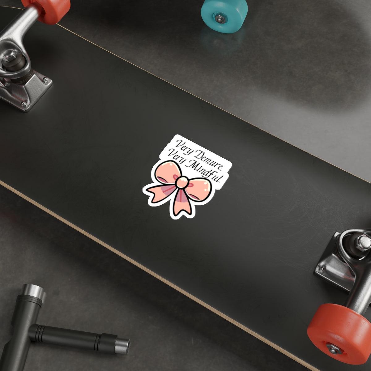 Very Demure, Very Mindful Waterproof Sticker | Buy Online from The Home Crafters