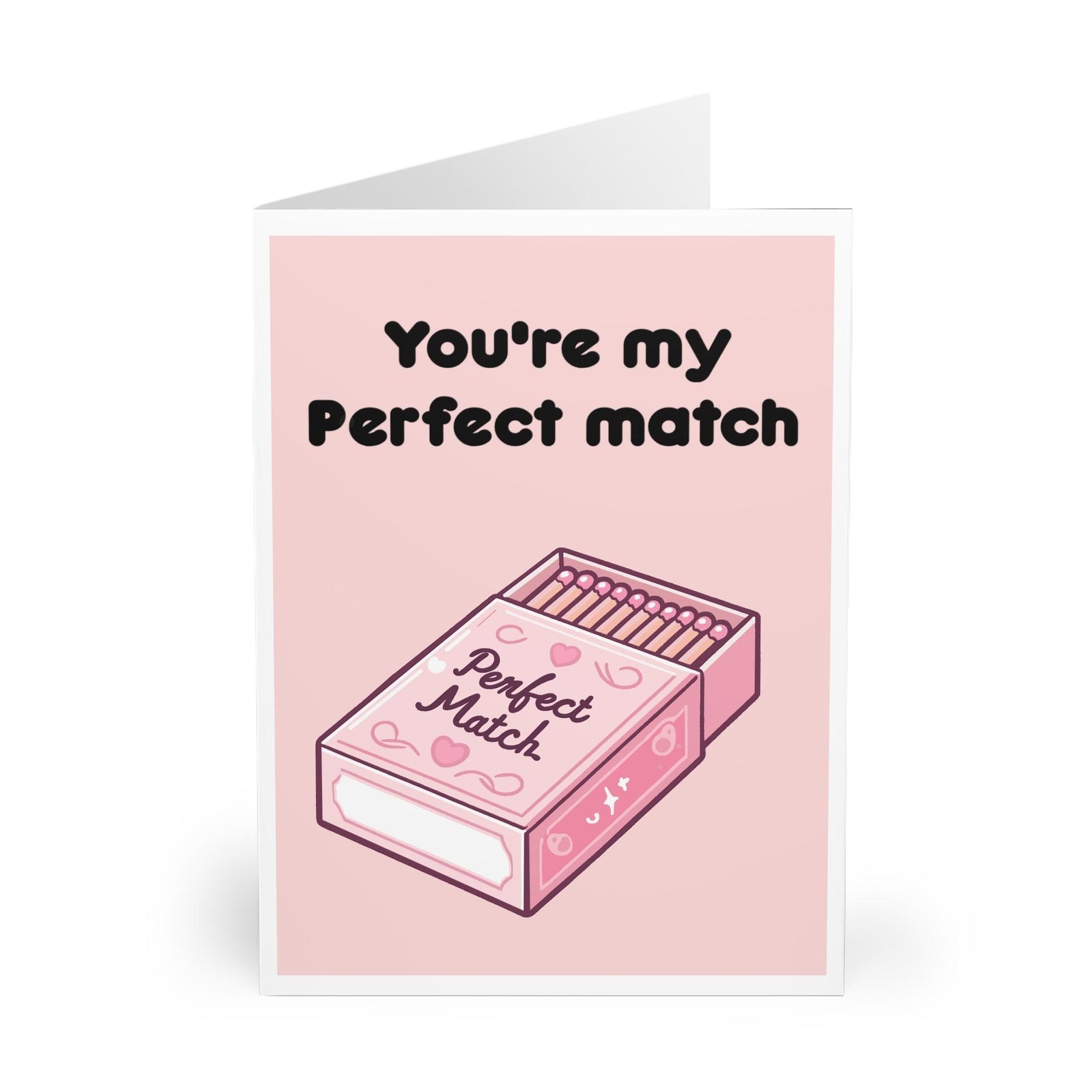 Perfect Match Card – Funny Cute Romantic Greeting Card | Buy Online from The Home Crafters