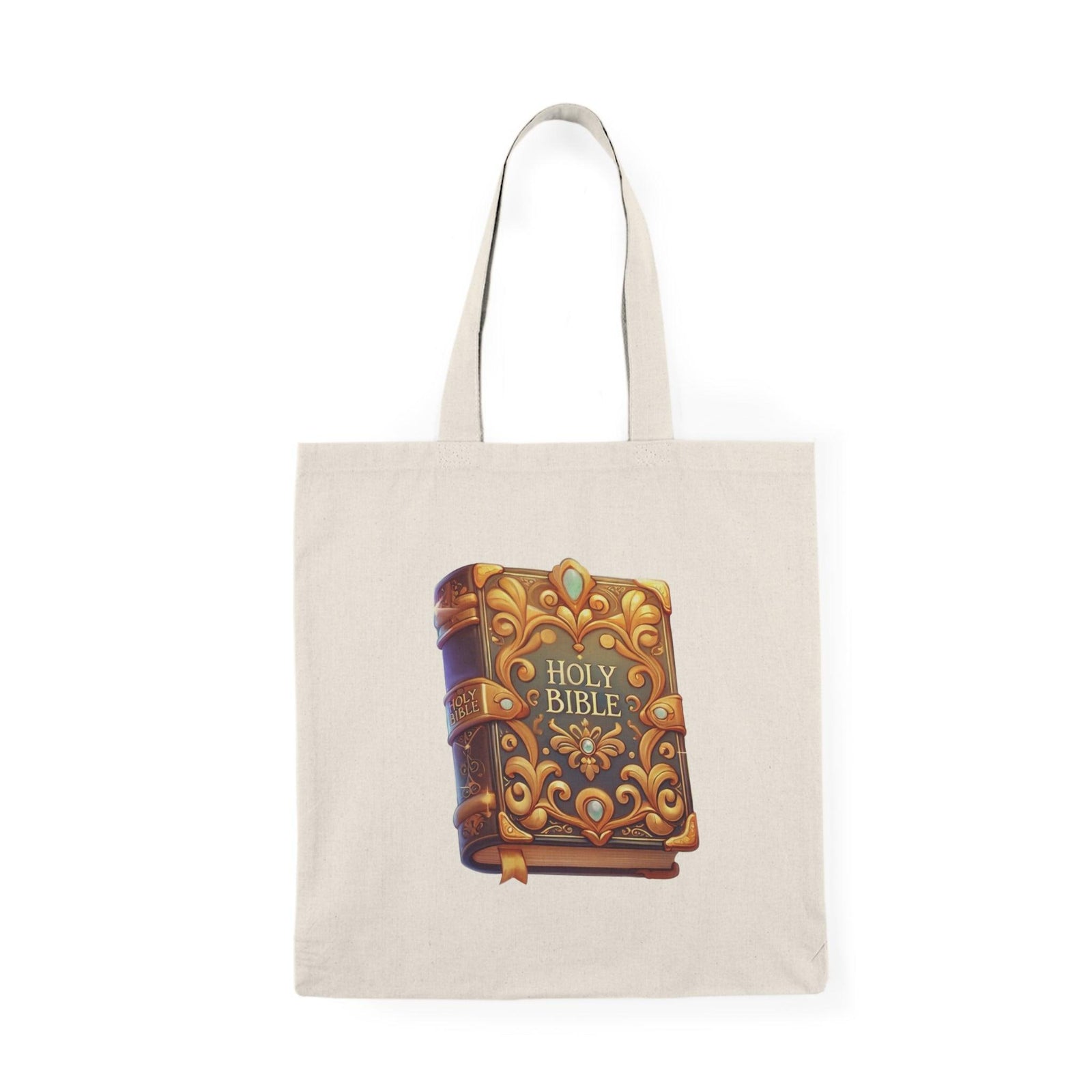 Cartoon Holy Bible Tote Bag – Eco - Friendly | Buy Online from The Home Crafters