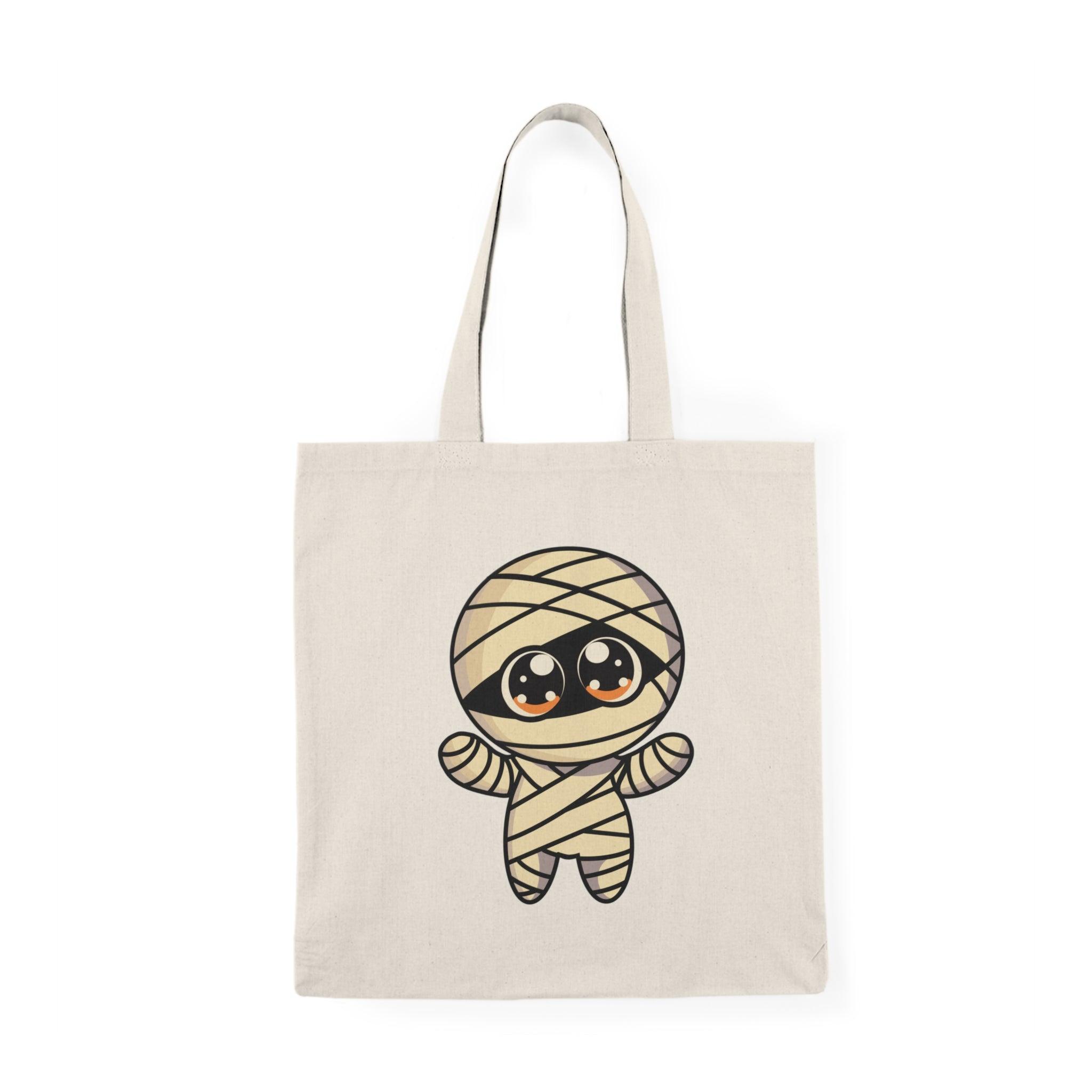 Halloween Mummy Tote Bag – Funny Eco - Friendly Cotton Tote, Spooky Trick - or - Treat Bag for Halloween Lovers | Buy Online from The Home Crafters