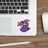 Witch and Bat Waterproof Sticker | Buy Online from The Home Crafters