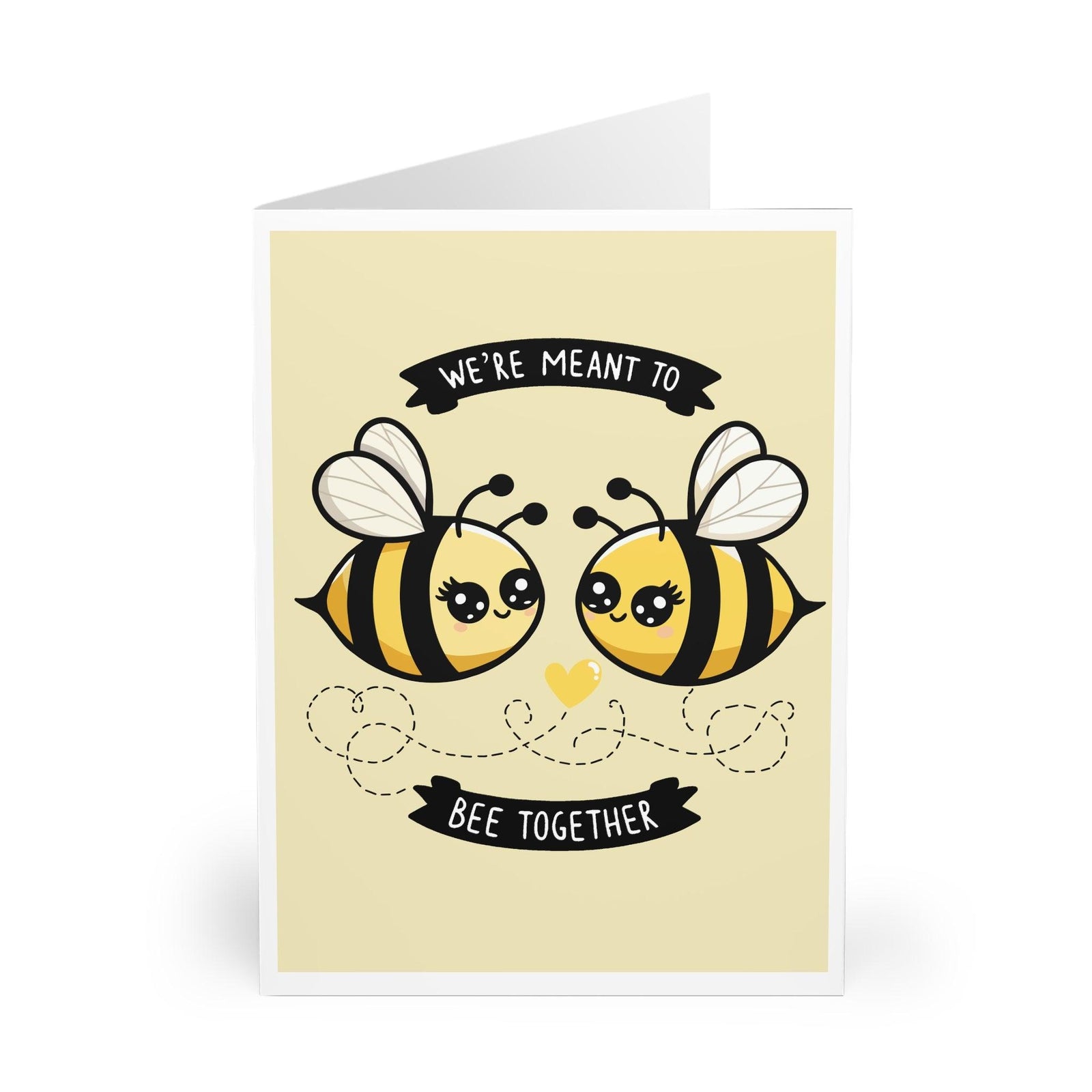 We’re Meant to Bee Together Card • Cute Bee Love Pun | Buy Online from The Home Crafters
