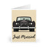 Just Married Wedding Card – Rolls Royce & Bow Tie Design | Buy Online from The Home Crafters