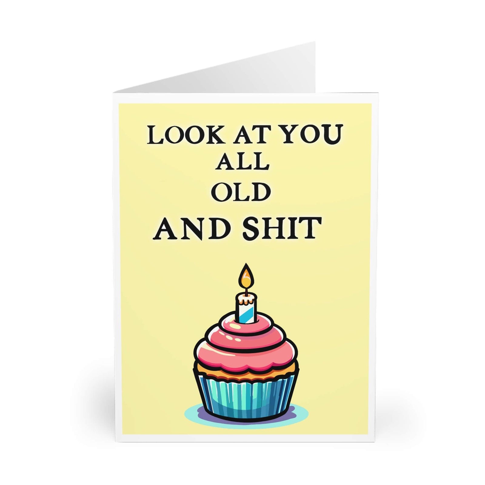 Funny Birthday Card | Look at You All Old and Shit | Buy Online from The Home Crafters