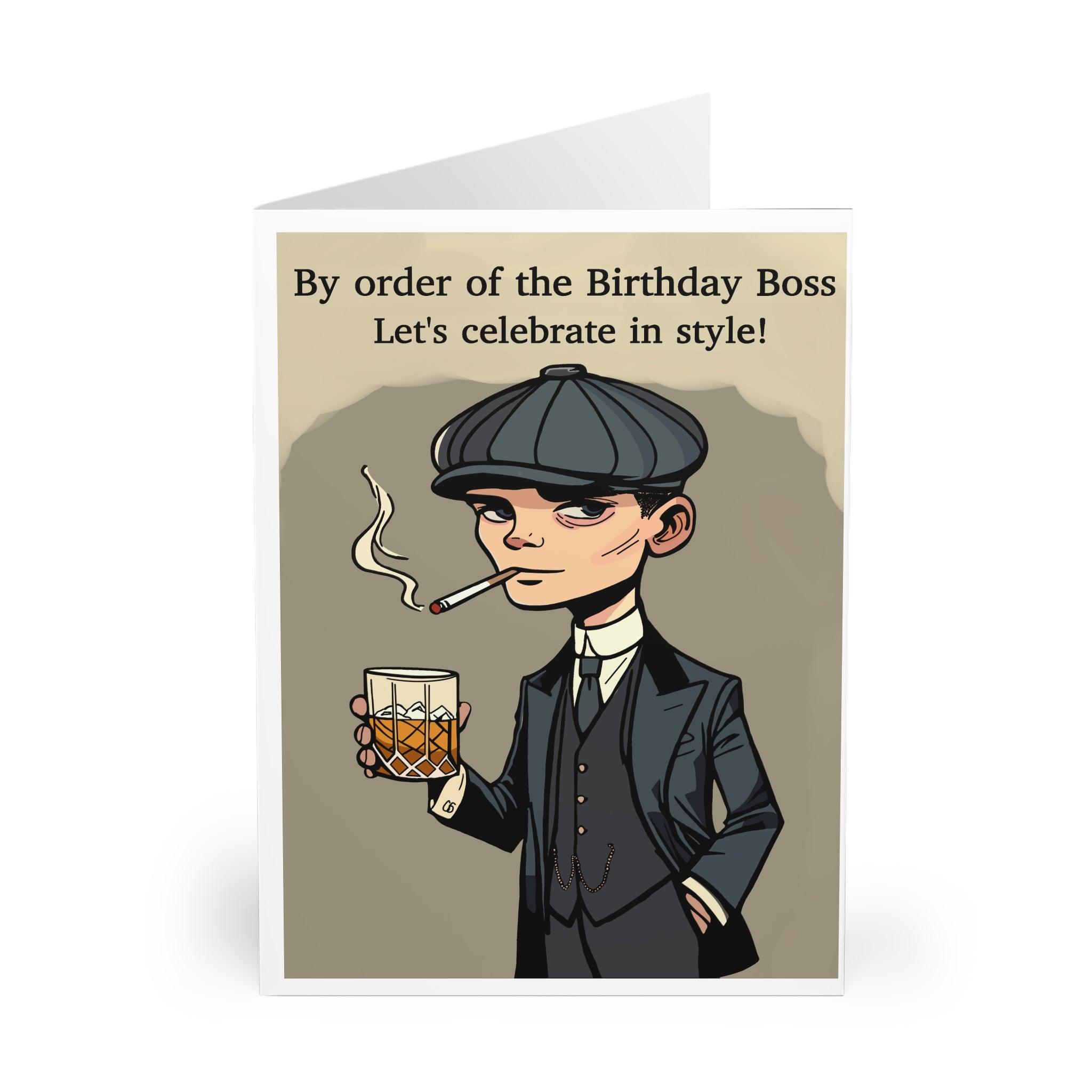 By Order of the Birthday Boss – Funny Card | Buy Online from The Home Crafters