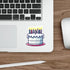 Birthday Cake Sticker – Fun Candle Cake Vinyl Decal | Buy Online from The Home Crafters