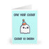 One Year Closer to Death – Funny Ghost Birthday Card | Buy Online from The Home Crafters