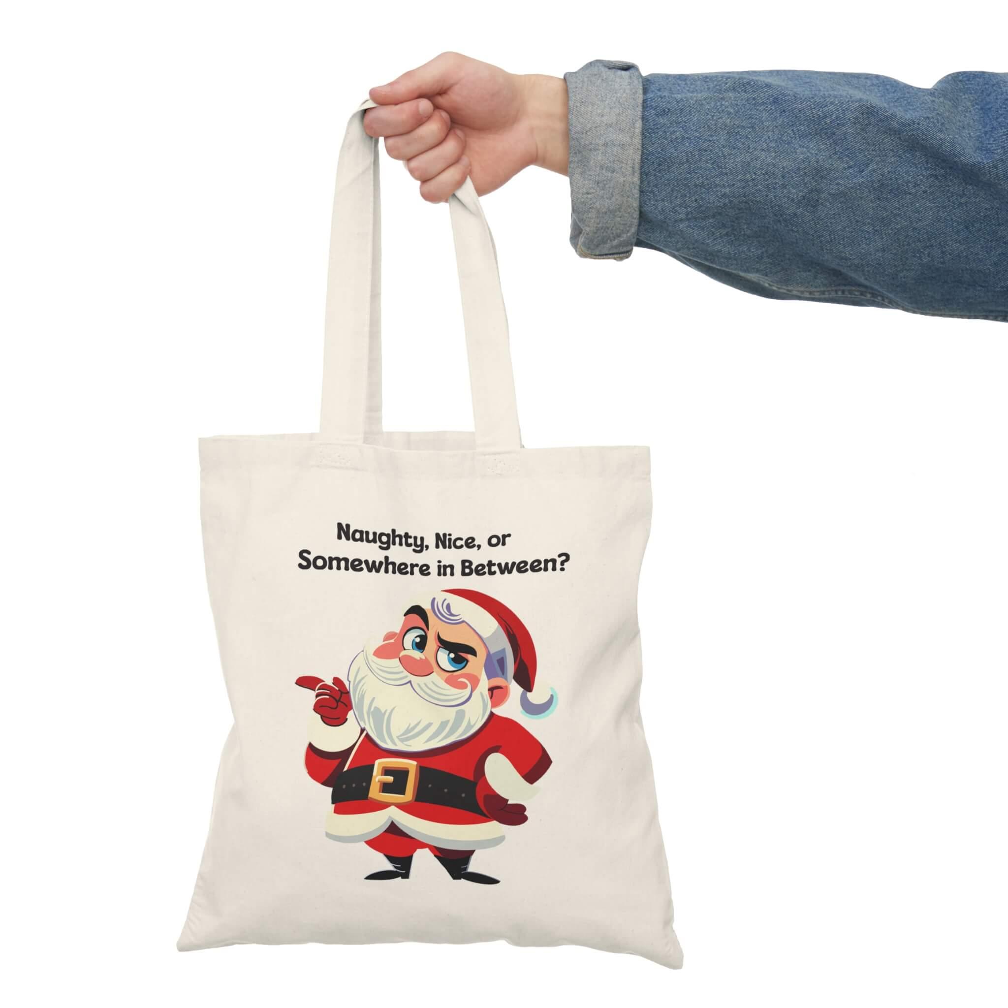 Cheeky Santa Tote – Naughty, Nice, or In - Between? | Buy Online from The Home Crafters