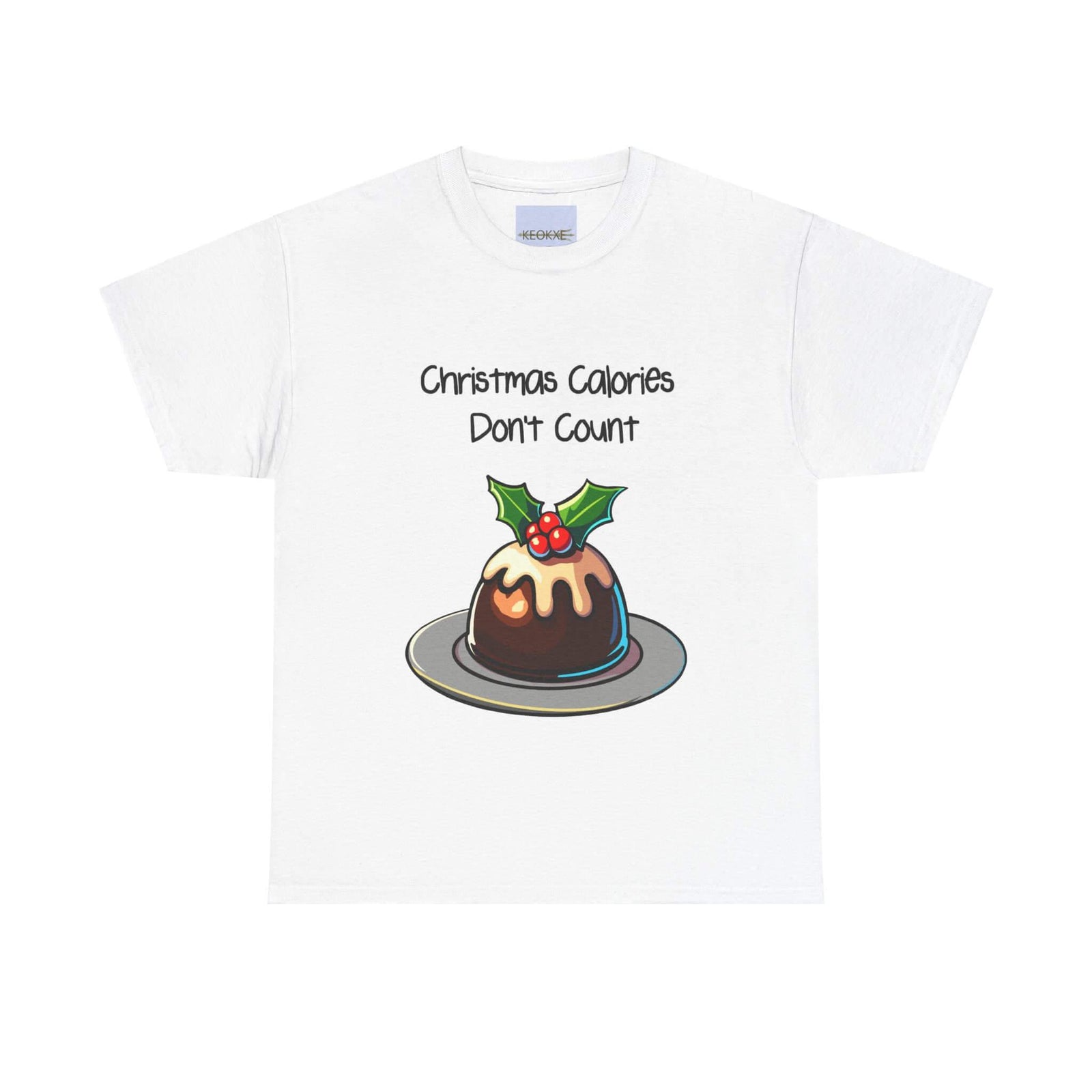 Christmas Calories Don’t Count – Funny Holiday Tee | Buy Online from The Home Crafters