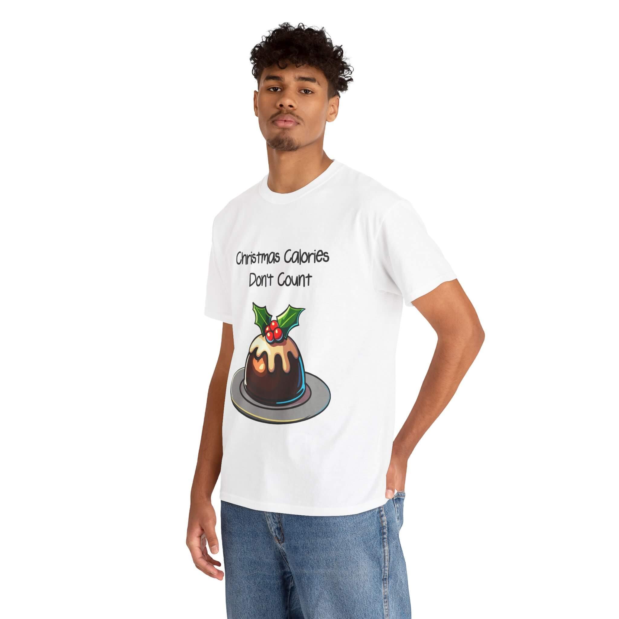 Christmas Calories Don’t Count – Funny Holiday Tee | Buy Online from The Home Crafters