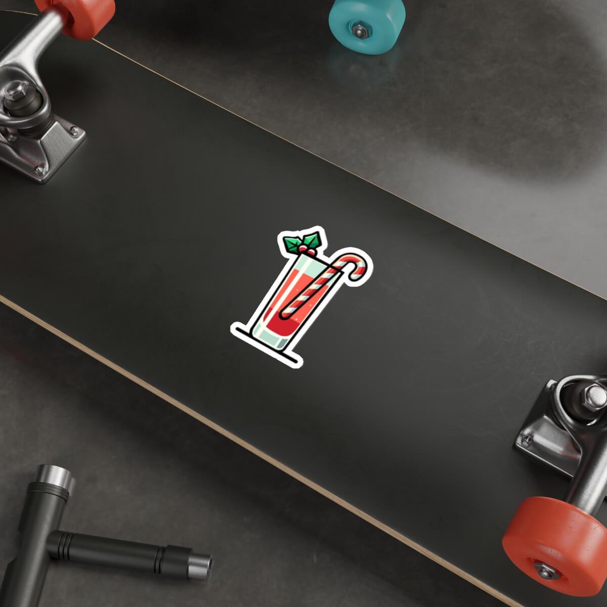Christmas Cocktail Sticker – Waterproof Holiday Vinyl | Buy Online from The Home Crafters